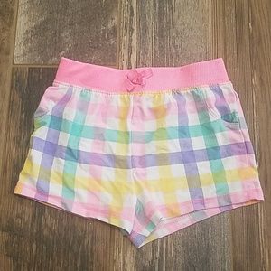 Peanut and Allie Girls Size 4T Plaid Shorts